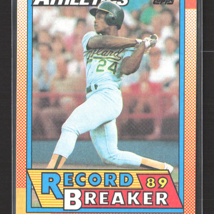 1990 Topps Rickey Henderson #7