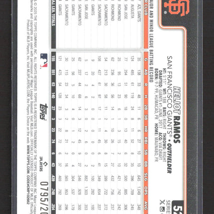 2025 Topps Series Two Heliot Ramos #527 Gold /2025