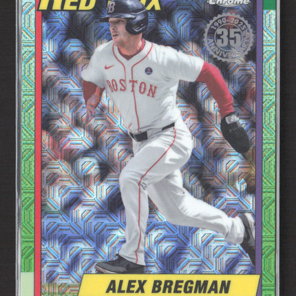 2025 Topps Chrome 1990 35th Anniversary Alex Bregman #T90C-119 Mojo Refractor
