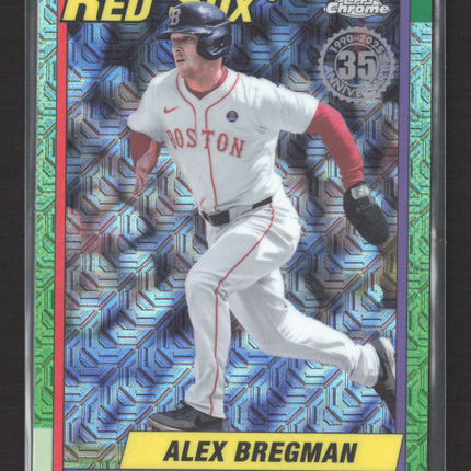 2025 Topps Chrome Silver Pack Mojo Refractor Alex Bregman #T90C-119