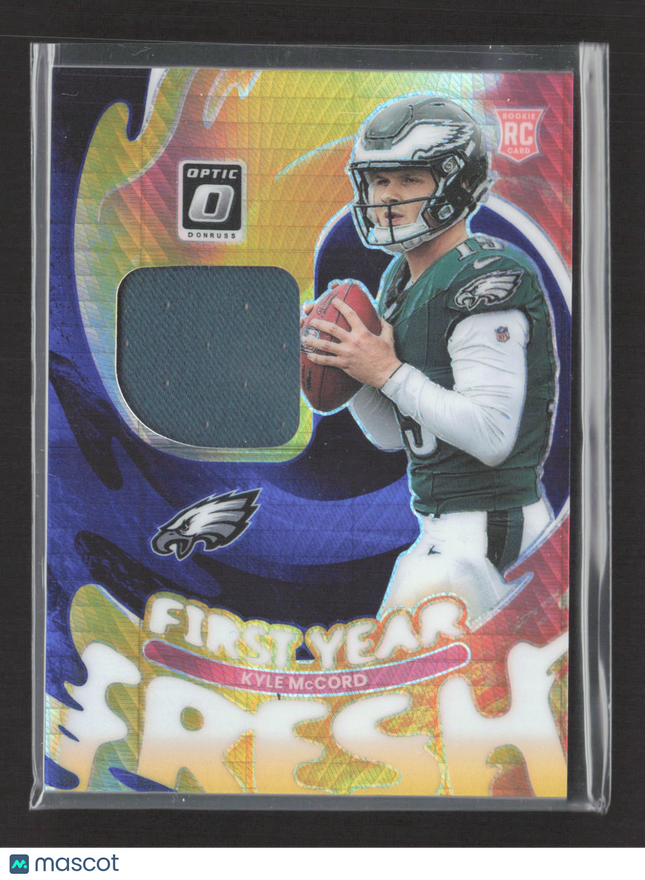 2025 Panini Donruss Optic Prizm Kyle McCord #FYFBH-KMD Jersey