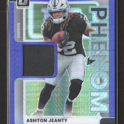 2025 Panini Donruss Optic Prizm Ashton Jeanty #RPBH-AJY jersey