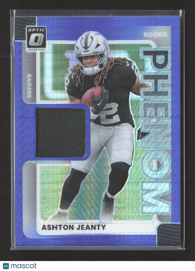 2025 Panini Donruss Optic Prizm Ashton Jeanty #RPBH-AJY jersey