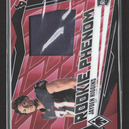 2025 Panini Phoenix Rookie Phenom Jayden Higgins #PJY-JHS RC Jersey /299