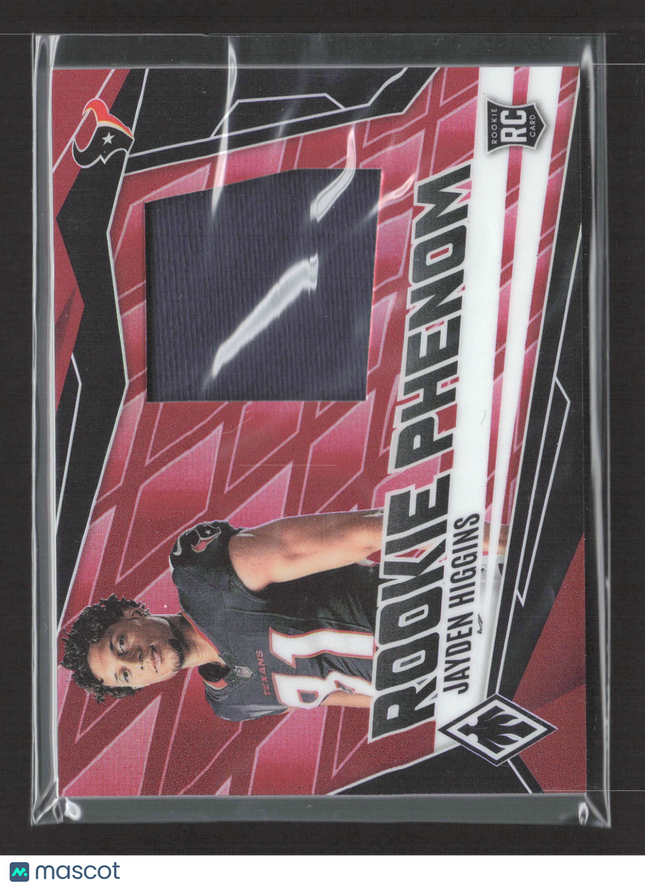 2025 Panini Phoenix Rookie Phenom Jayden Higgins #PJY-JHS RC Jersey /299