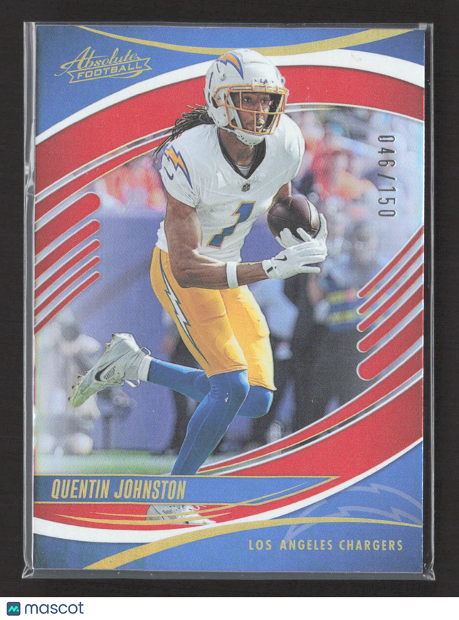 2025 Panini Absolute Football Quentin Johnston #32 046/150