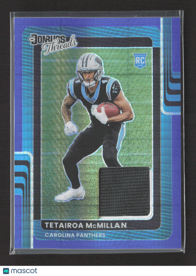 2025 Panini Donruss Optic Threads Prizm Tetairoa McMillan #DTBH-TMN RC Jersey