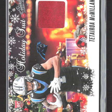 2025 Panini Absolute Football Holiday Suit Tetairoa McMillan #HS-TML RC Relic