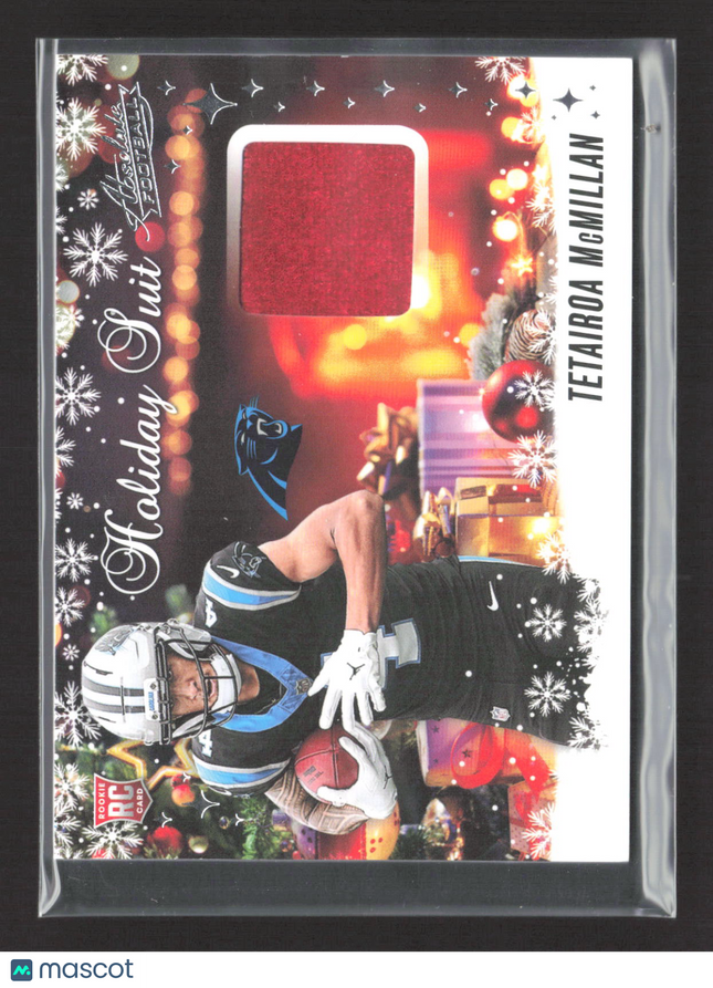 2025 Panini Absolute Football Holiday Suit Tetairoa McMillan #HS-TML RC Relic