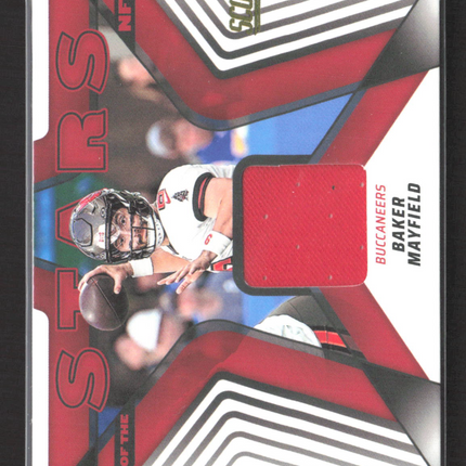 2025 Panini Score Stars of the NFL Baker Mayfield #SNJ-BMD Jersey