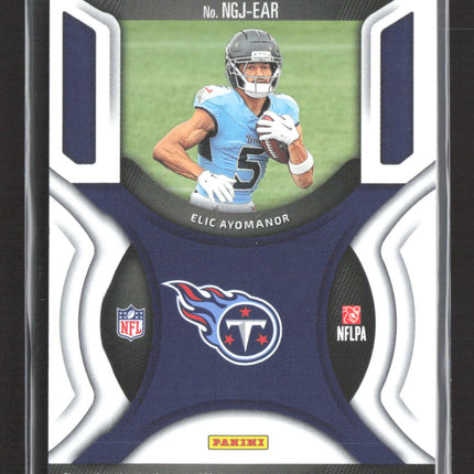2025 Panini Certified New Generation Elic Ayomanor #NGJ-EAR Purple Jersey /399