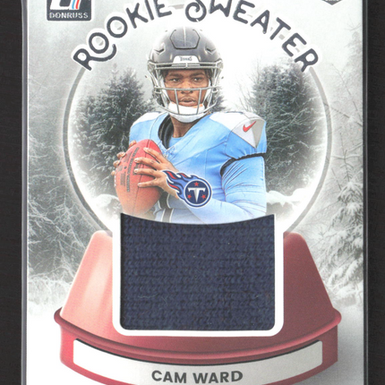 2025 Panini Donruss Rookie Sweater Cam Ward #SWE-CWD RC Relic