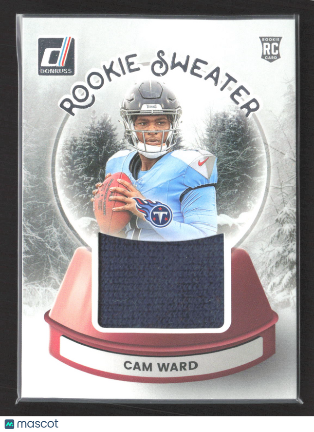 2025 Panini Donruss Rookie Sweater Cam Ward #SWE-CWD RC Relic