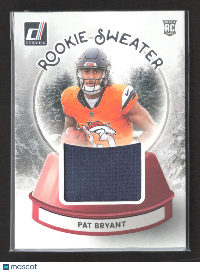 2025 Panini Donruss Rookie Sweater Pat Bryant #SWE-PBT Rookie Sweater Relic