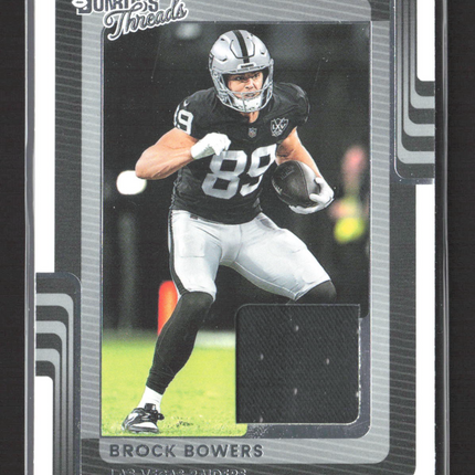 2025 Panini Donruss Threads Brock Bowers #DTH-BBS Jersey