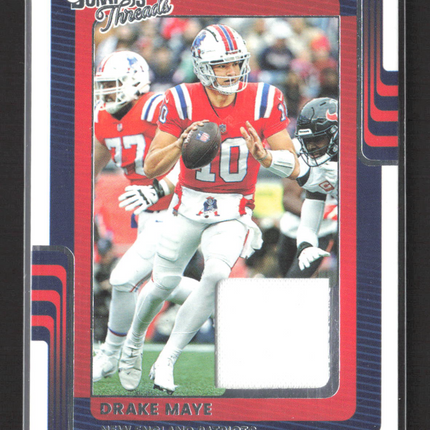 2025 Panini Donruss Threads Drake Maye #DTH-DME Jersey