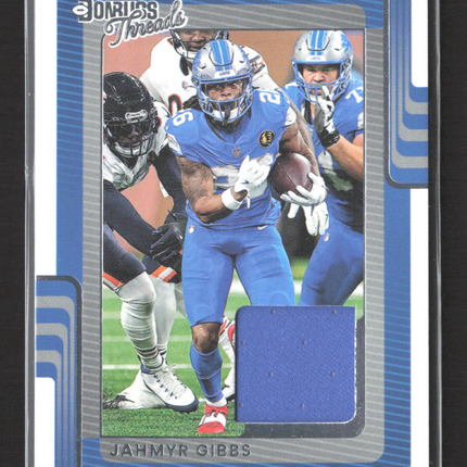 2025 Panini Donruss Threads Jahmyr Gibbs #DTH-JGS Jersey