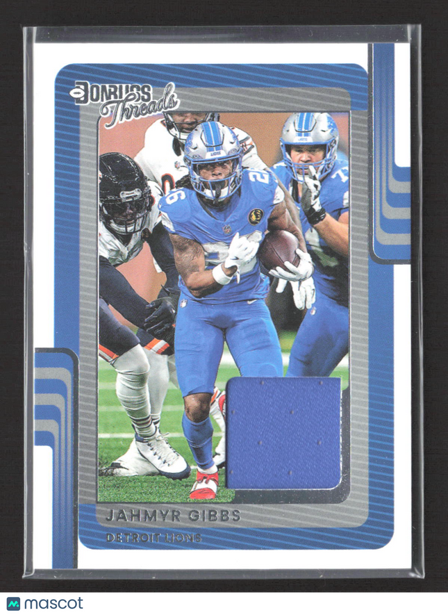 2025 Panini Donruss Threads Jahmyr Gibbs #DTH-JGS Jersey