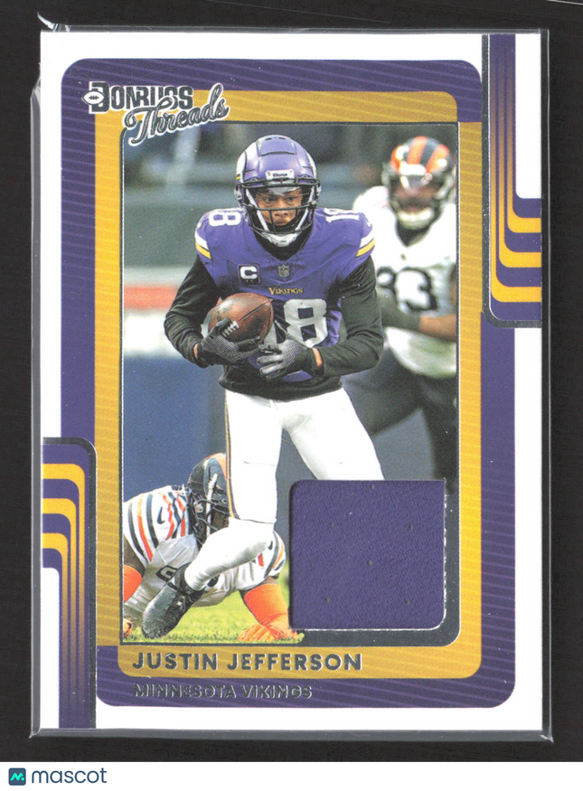 2025 Panini Donruss Threads Justin Jefferson #DTH-JJN Jersey