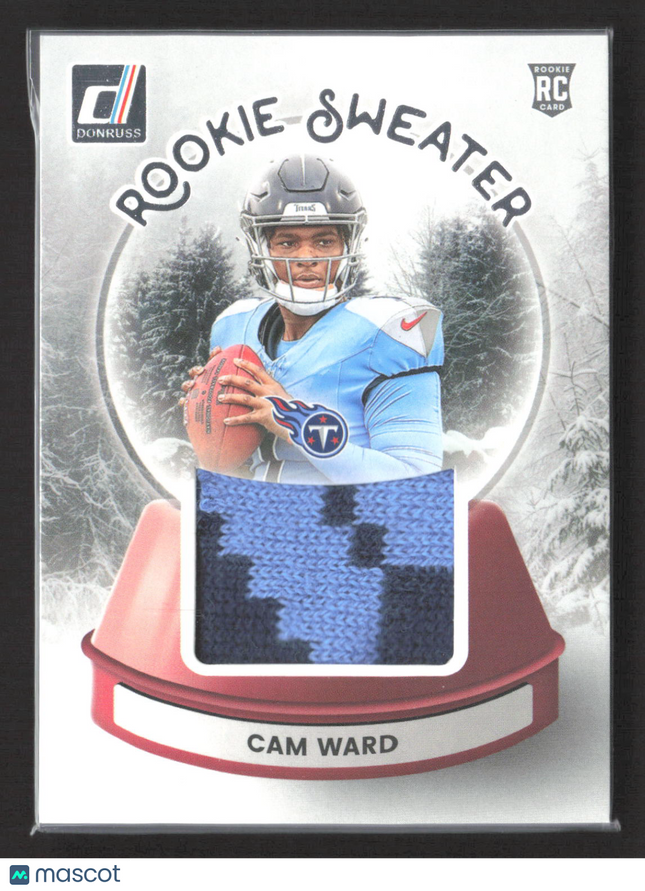 2025 Panini Donruss Rookie Sweater Cam Ward #SWE-CWD Relic Patch
