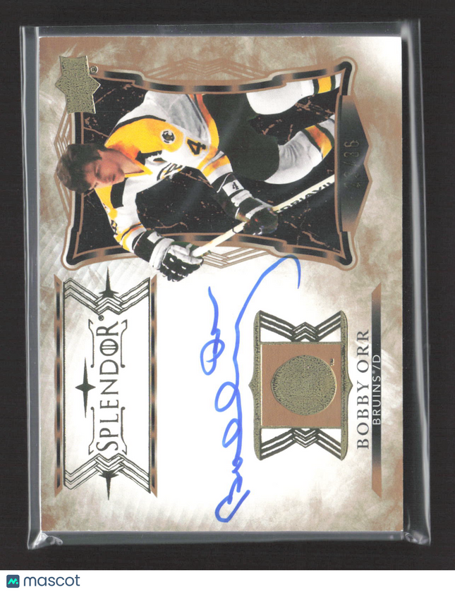2021 Upper Deck Splendor Hockey Bobby Orr #SP-BO Auto /36