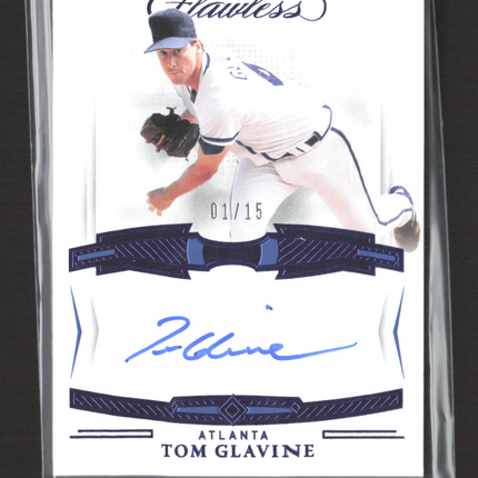 2022 Panini Flawless Baseball Tom Glavine #FS-TG 01/15 Auto