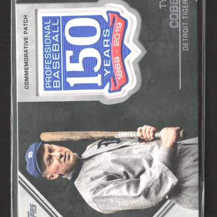 2019 Topps Series One 150th Anniversary Commemorative Patch Ty Cobb #AMP-TC