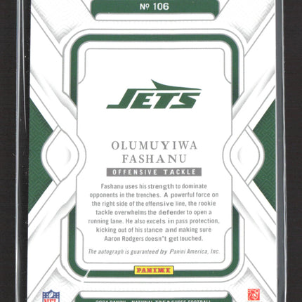 2025 Panini National Treasures Olumuyiwa Fashanu #106 57/99 RC Auto