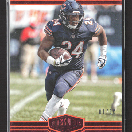 2018 Panini Plates & Patches Jordan Howard #57 01/10