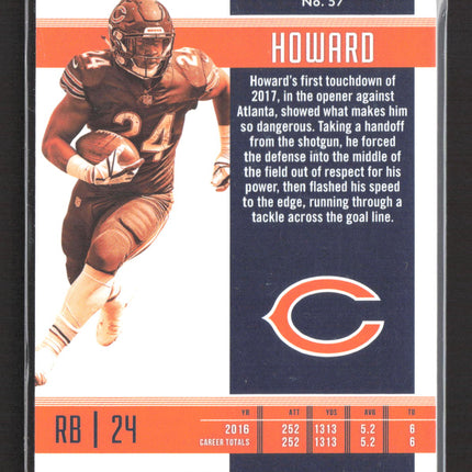 2018 Panini Plates & Patches Jordan Howard #57 01/10