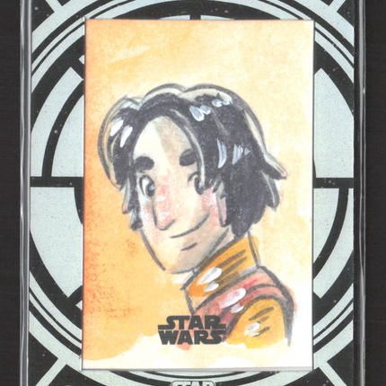 2015 Topps Star Wars High-Tek 1/1 Sketch One-of-One Ezra