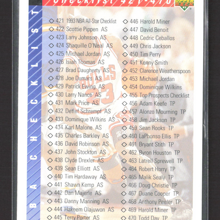 1992 Upper Deck Michael Jordan #420 Checklist
