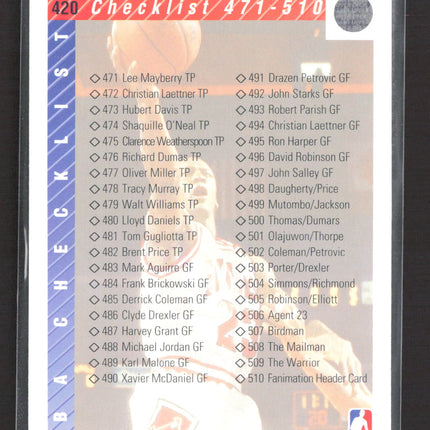 1992 Upper Deck Michael Jordan #420 Checklist