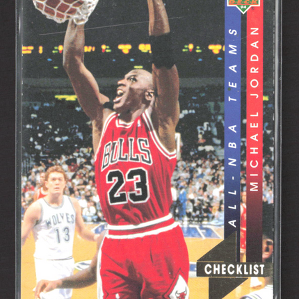 1993 Upper Deck All-NBA Teams Michael Jordan #AN15 Checklist