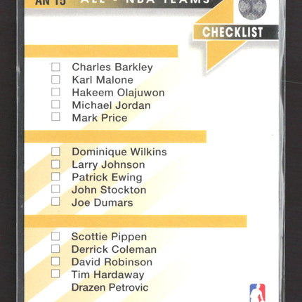 1993 Upper Deck All-NBA Teams Michael Jordan #AN15 Checklist