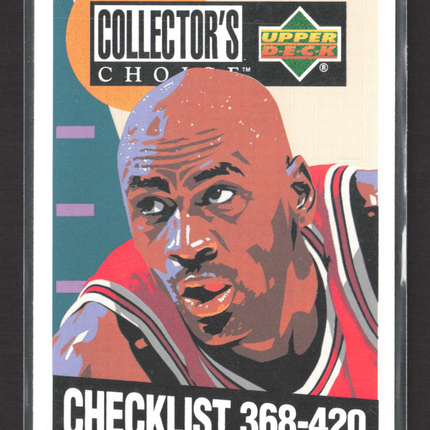 1994 Upper Deck Collector's Choice Michael Jordan #420 Checklist