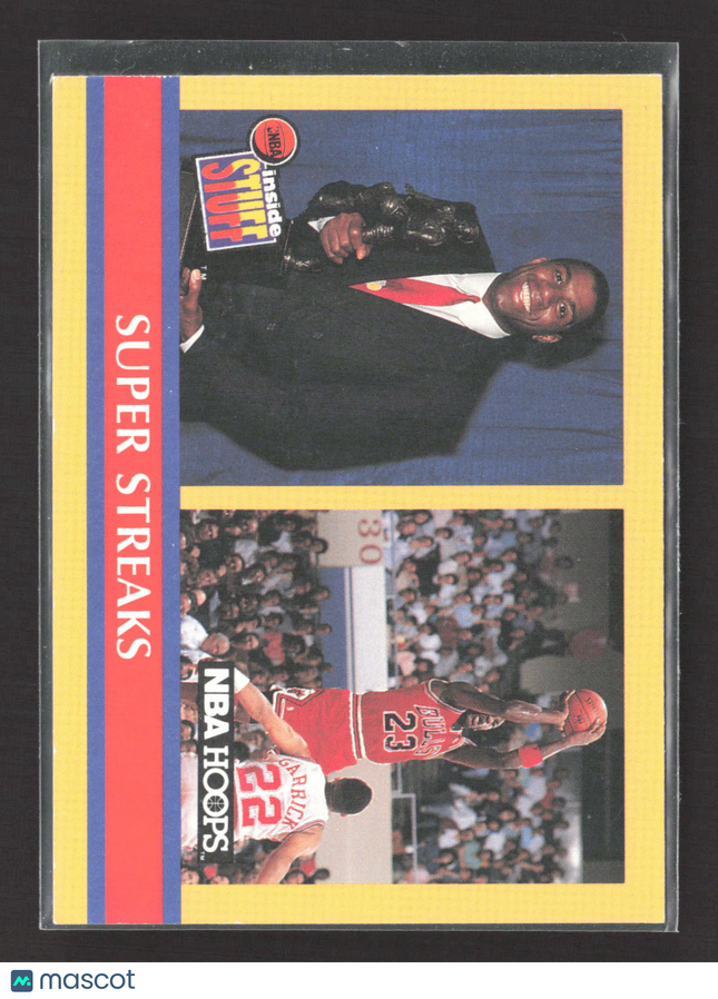 1990 NBA Hoops Magic Johnson Michael Jordan #385