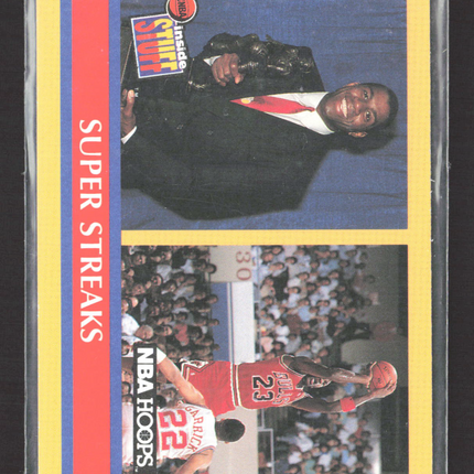 1990 NBA Hoops Magic Johnson Michael Jordan #385