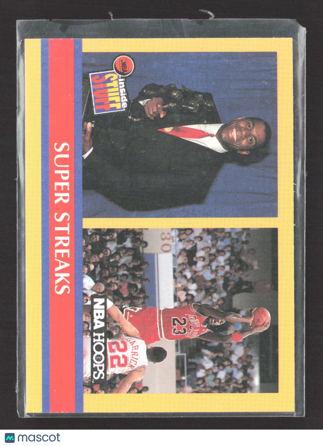1990 NBA Hoops Magic Johnson Michael Jordan #385