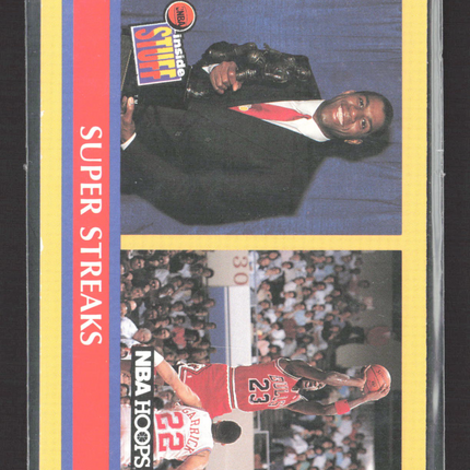 1990 NBA Hoops Magic Johnson Michael Jordan #385