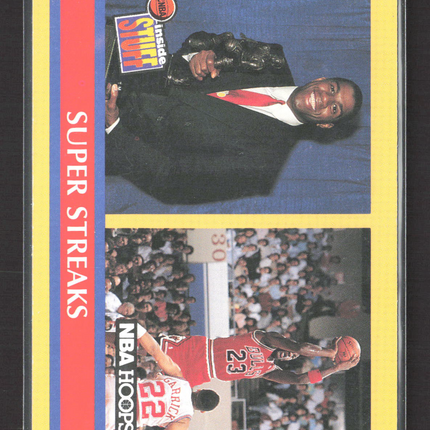 1990 NBA Hoops Magic Johnson Michael Jordan #385