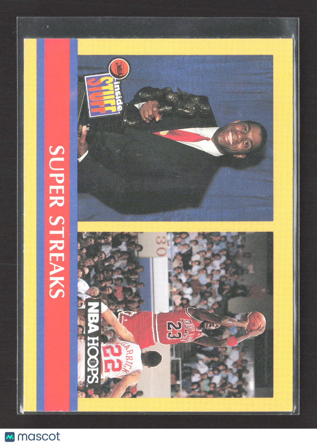 1990 NBA Hoops Magic Johnson Michael Jordan #385