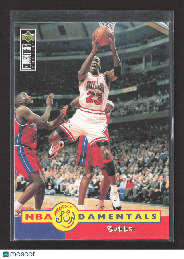 1996 Upper Deck Collector's Choice NBA Fundamentals Michael Jordan #195