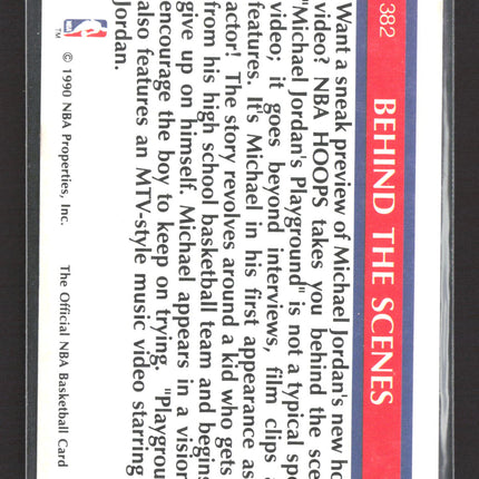 1990 NBA Hoops Michael Jordan #382