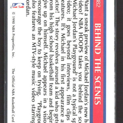 1990 NBA Hoops Michael Jordan #382