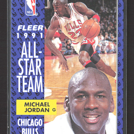 1990 Fleer All-Star Team Michael Jordan #211
