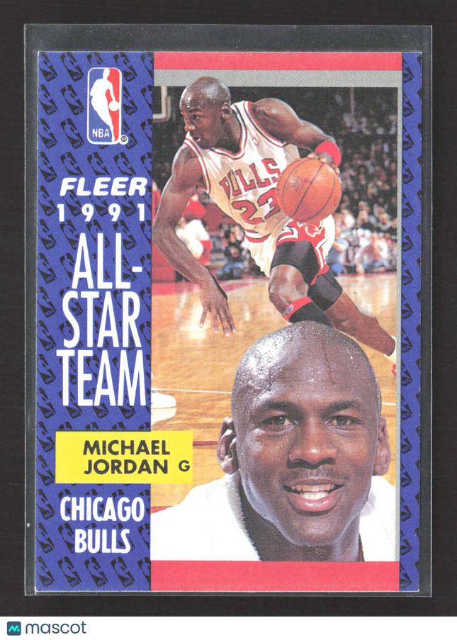 1990 Fleer All-Star Team Michael Jordan #211