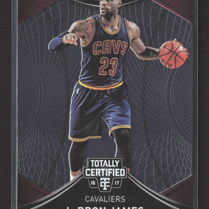 2016 Panini Totally Certified LeBron James #65