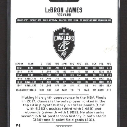 2017 Panini NBA Hoops LeBron James #25