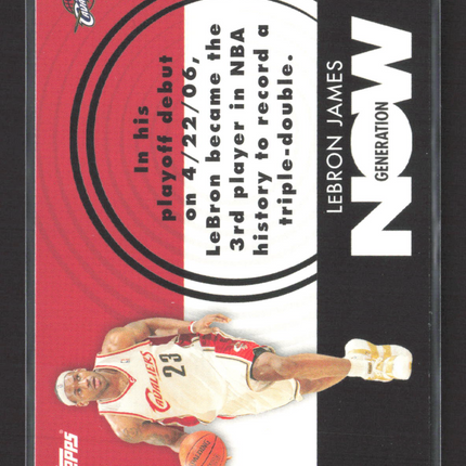 2007 Topps Generation Now LeBron James #GN1